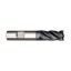 Picture of IMCO 63045 DIA 1/2 SH 0.50 LOC 1.00 OAL 3.00 End Mill Standard Flute Variable Helix Carbide AlTiN Single End Square Sharp Pow-R-Feed Mill