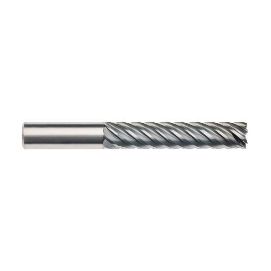 Picture of IMCO 63545 DIA 1/2 SH 0.50 LOC 2.2500 OAL 4.00 End Mill Standard Flute Standard Helix Carbide AlCrN Single End Corner Radius 0.1250 3.18MM Pow-R-Path Mill
