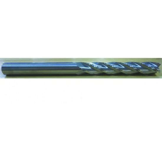Picture of HTC 770-2629 DIA 5/8 SH 0.6250 LOC 6.00 OAL 9.00 End Mill Standard Flute Standard Helix Carbide Uncoated Single End Square Sharp