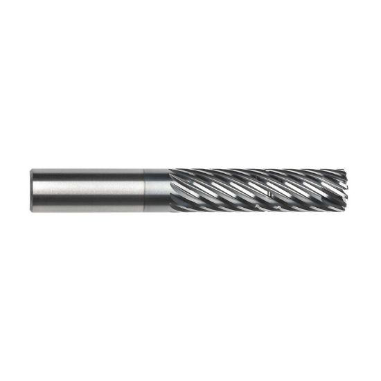 Picture of IMCO 64333 DIA 3/4 SH 0.7500 LOC 2.2500 OAL 5.00 End Mill Standard Flute Standard Helix Carbide AlCrN Single End Corner Radius 0.0300 0.76MM Pow-R-Path Mill