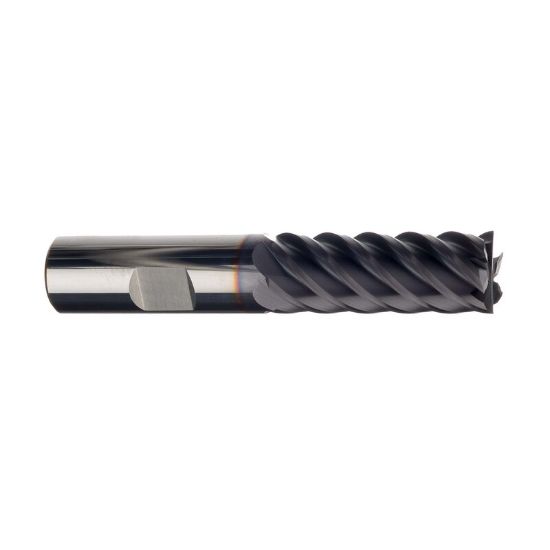 Picture of IMCO 30497 DIA 5/8 SH 0.6250 LOC 1.6250 OAL 3.50 End Mill Carbide TiAlN Single End Square Sharp Omega-6 Mill