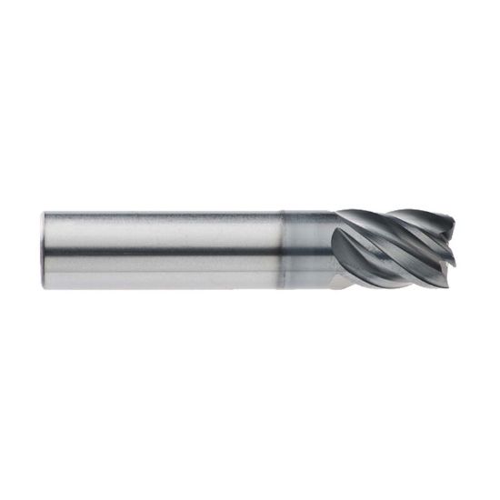 Picture of IMCO 65469 DIA 3/4 SH 0.7500 LOC 1.6250 OAL 4.00 End Mill Standard Flute Standard Helix Carbide AlCrN Single End Corner Radius 0.2500 6.35MM enDURO Mill