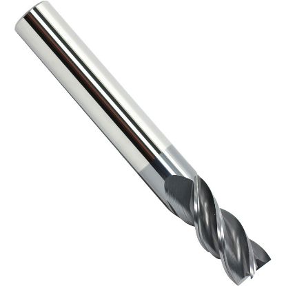 Picture of ICE-ECO-0125-4-15-05-BN-RND-BRITE-R DIA 1/8 SH 0.1250 LOC 0.50 OAL 1.50 End Mill Standard Flute Standard Helix Carbide Single End Ball Nose Blue