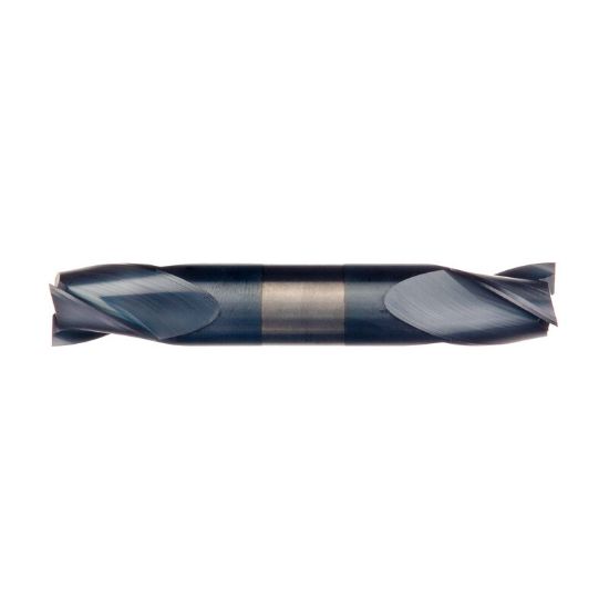 Picture of IMCO 31998 DIA 1/2 SH 0.50 LOC 0.6250 OAL 3.00 End Mill Standard Flute Standard Helix Carbide AlTiN Double End Square Sharp General Purpose