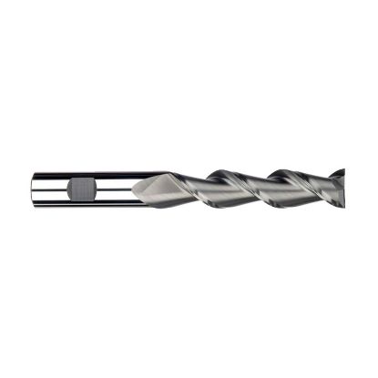 Picture of IMCO 32516 DIA 3/4 SH 0.7500 LOC 3.2500 OAL 6.00 End Mill Standard Flute High Helix Carbide Uncoated Single End Square Sharp Streaker Mill