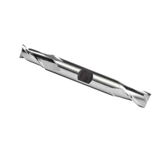 Picture of ICE-ECO-0625-2-35-06875-SQ-WLDN-TiALN-DE-S DIA 5/8 SH 0.6250 LOC 0.6875 OAL 3.50 End Mill Standard Flute Standard Helix Carbide TiAlN Double End Square Sharp Blue