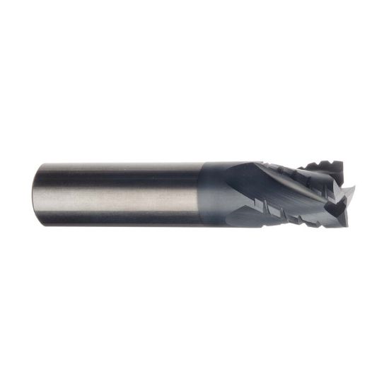 Picture of IMCO 33157 DIA 5/8 SH 0.6250 LOC 1.2500 OAL 3.50 End Mill Carbide AlTiN Single End Square Sharp Spector R/F Mill