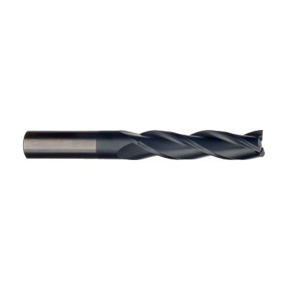 Picture of IMCO 34051 DIA 1/4 SH 0.2500 LOC 1.50 OAL 4.00 End Mill Standard Flute Standard Helix Carbide AlTiN Single End Square Sharp General Purpose