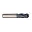 Picture of IMCO 39841 DIA 3MM SH 0.1181 LOC 0.4724 OAL 1.4961 End Mill Standard Flute Standard Helix Carbide AlTiN Single End Ball Nose General Purpose