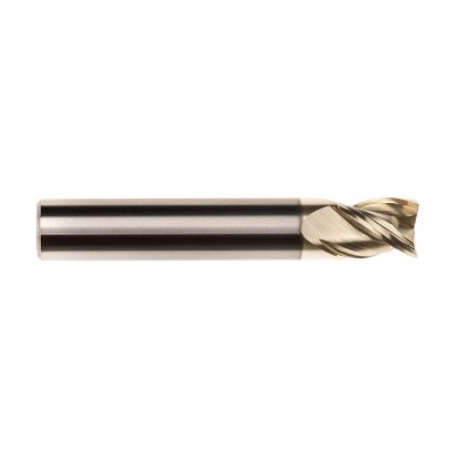 Picture of IMCO 61071 DIA 5/8 SH 0.6250 LOC 1.8750 OAL 4.00 End Mill Standard Flute High Helix Carbide Uncoated Single End Corner Radius 0.1250 3.18MM Streaker Mill