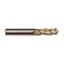 Picture of IMCO 61072 DIA 5/8 SH 0.6250 LOC 1.8750 OAL 4.00 End Mill Standard Flute High Helix Carbide Uncoated Single End Ball Nose Streaker Mill
