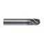 Picture of IMCO 65470 DIA 3/4 SH 0.7500 LOC 1.6250 OAL 4.00 End Mill Standard Flute Standard Helix Carbide AlCrN Single End Ball Nose enDURO Mill