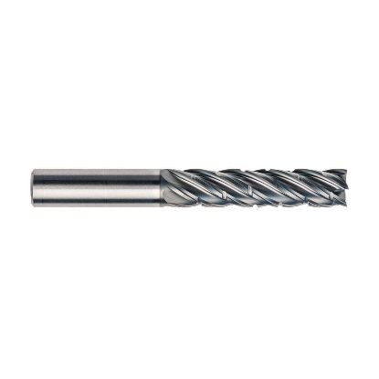 Picture of IMCO 61437 DIA 5/8 SH 0.6250 LOC 2.50 OAL 5.00 End Mill Standard Flute Standard Helix Carbide TAC Single End Corner Radius 0.0300 0.76MM Pow-R-Path Mill