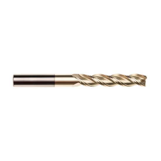 Picture of IMCO 61065 DIA 1/2 SH 0.50 LOC 2.50 OAL 5.00 End Mill Standard Flute High Helix Carbide Uncoated Single End Corner Radius 0.0300 0.76MM Streaker Mill