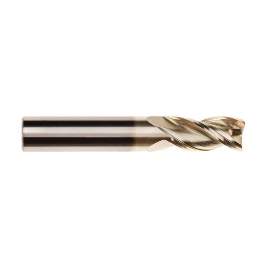 Picture of IMCO 61067 DIA 5/8 SH 0.6250 LOC 1.2500 OAL 3.50 End Mill Standard Flute High Helix Carbide Uncoated Single End Corner Radius 0.0300 0.76MM Streaker Mill
