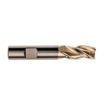 Picture of IMCO 61101 DIA 3/4 SH 0.7500 LOC 1.6250 OAL 4.00 End Mill Standard Flute High Helix Carbide Uncoated Single End Square Sharp Streaker Mill
