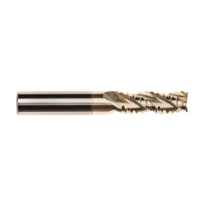 Picture of IMCO 61113 DIA 1/2 SH 0.50 LOC 1.2500 OAL 3.00 End Mill Standard Flute High Helix Carbide Uncoated Single End Corner Radius 0.0300 0.76MM Streaker Mill