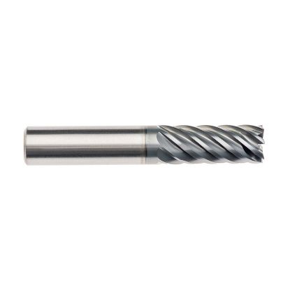 Picture of IMCO 63577 DIA 3/4 SH 0.7500 LOC 1.50 OAL 4.00 End Mill Standard Flute Standard Helix Carbide AlCrN Single End Corner Radius 0.2500 6.35MM Pow-R-Path Mill