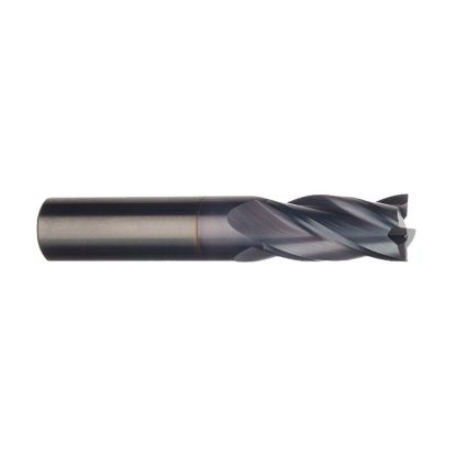 Picture of IMCO 34412 DIA 3/16 SH 0.1875 LOC 0.6250 OAL 2.00 End Mill Standard Flute Standard Helix Carbide TiCN Single End Square Sharp General Purpose