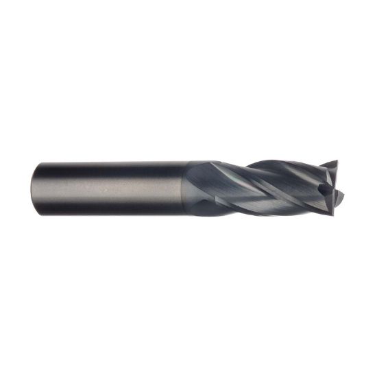 Picture of IMCO 32212 DIA 2.50MM SH 0.1181 LOC 0.3740 OAL 1.496 End Mill Standard Flute Standard Helix Carbide AlTiN Single End Square Sharp General Purpose