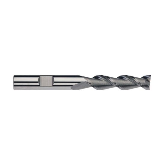 Picture of IMCO 32506 DIA 3/4 SH 0.7500 LOC 2.50 OAL 5.00 End Mill Standard Flute High Helix Carbide Uncoated Single End Square Sharp Streaker Mill