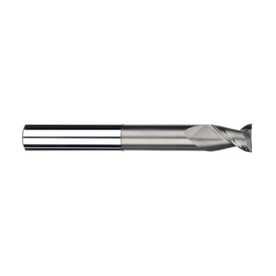 Picture of IMCO 33032 DIA 1/2 SH 0.50 LOC 0.6250 OAL 6.00 End Mill Standard Flute High Helix Carbide Uncoated Single End Square Sharp Streaker Mill