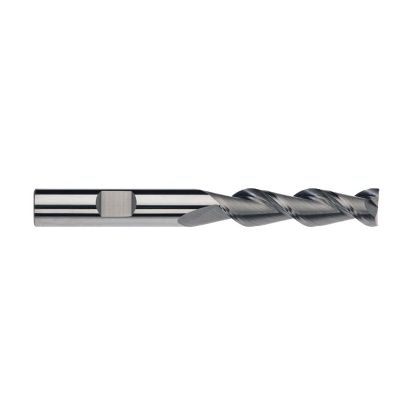 Picture of IMCO 34147 DIA 1/2 SH 0.50 LOC 1.2500 OAL 3.2500 End Mill Standard Flute High Helix Carbide Uncoated Single End Corner Radius 0.0150 0.38MM Streaker Mill