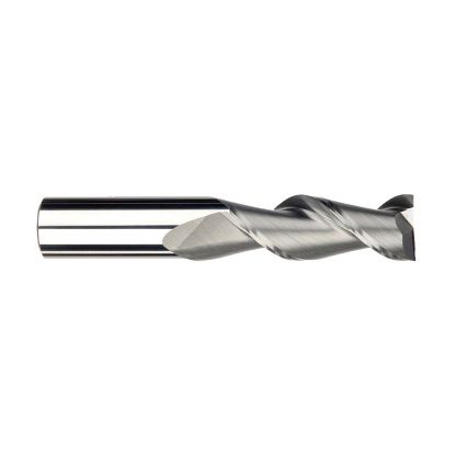 Picture of IMCO 34196 DIA 1/2 SH 0.50 LOC 1.2500 OAL 3.00 End Mill Standard Flute High Helix Carbide Uncoated Single End Corner Radius 0.0600 1.52MM Streaker Mill