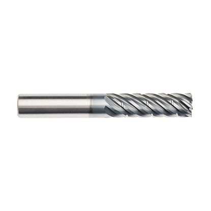 Picture of IMCO 63654 DIA 3/4 SH 0.7500 LOC 2.2500 OAL 5.00 End Mill Standard Flute Standard Helix Carbide AlCrN Single End Corner Radius 0.0300 0.76MM Pow-R-Path Mill