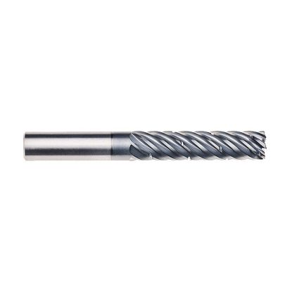 Picture of IMCO 63659 DIA 3/4 SH 0.7500 LOC 3.00 OAL 6.00 End Mill Standard Flute Standard Helix Carbide AlCrN Single End Corner Radius 0.0600 1.52MM Pow-R-Path Mill