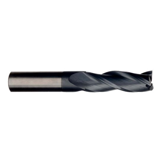 Picture of IMCO 62266 DIA 12MM SH 0.4724 LOC 1.9685 OAL 3.9370 End Mill Standard Flute Standard Helix Carbide AlTiN Single End Square Sharp General Purpose