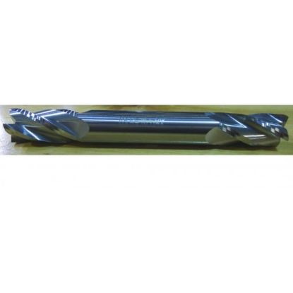 Picture of HTC 210-4625 DIA 5/8 SH 0.6250 LOC 1.50 OAL 6.00 End Mill Standard Flute Standard Helix Carbide Uncoated Double End Square Sharp