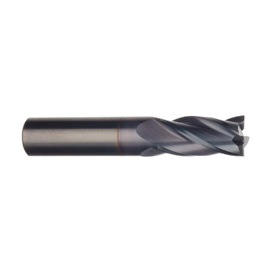 Picture of IMCO 34440 DIA 5/8 SH 0.6250 LOC 1.2500 OAL 3.50 End Mill Standard Flute Standard Helix Carbide TiCN Single End Square Sharp General Purpose