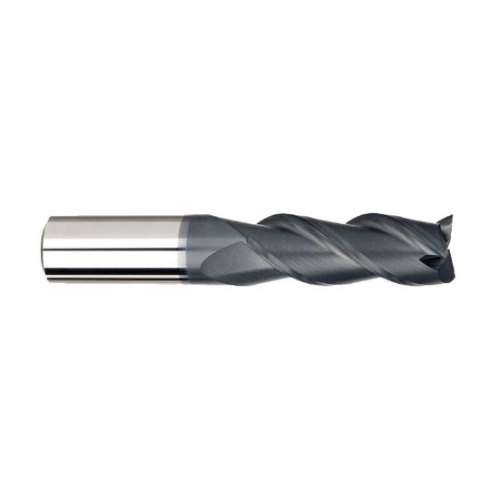 Picture of IMCO 62332 DIA 1/2 SH 0.50 LOC 1.2500 OAL 3.00 End Mill Standard Flute Standard Helix Carbide AlTiN Single End Square Sharp enDURO Mill