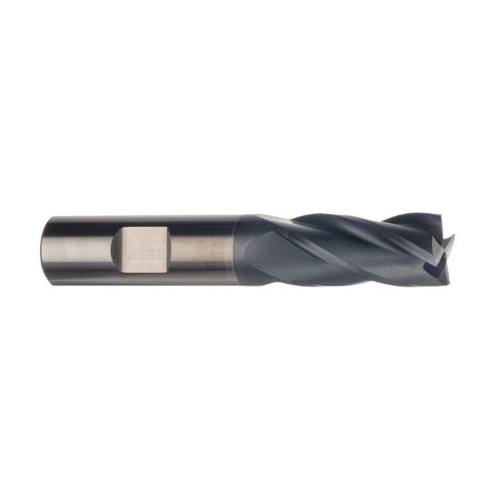 Picture of IMCO 39796 DIA 1 SH 1.00 LOC 1.50 OAL 4.00 End Mill Standard Flute Standard Helix Carbide AlTiN Single End Square Sharp General Purpose