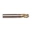 Picture of IMCO 61187 DIA 5/8 SH 0.6250 LOC 0.7500 OAL 4.00 End Mill Standard Flute High Helix Carbide Uncoated Single End Ball Nose Streaker Mill