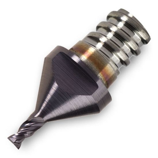 Picture of INGERSOLL 45J-0612TQRD04 IN2005 DIA 5/8 SH T05 LOC 0.0620End Mill,Replacable Head Standard Flute Standard Helix Carbide TiAlN Single End Square Sharp CHIPSURFER