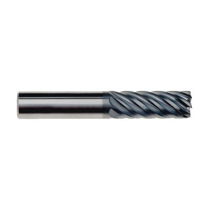 Picture of IMCO 63964 DIA 3/4 SH 0.7500 LOC 1.50 OAL 4.00 End Mill Standard Flute Standard Helix Carbide AlCrN Single End Corner Radius 0.0300 0.76MM Pow-R-Path Mill