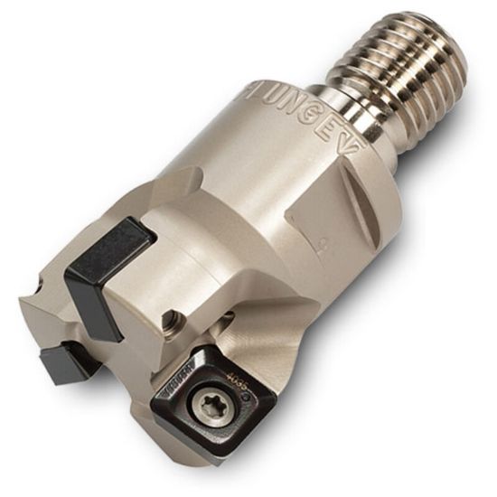 Picture of INGERSOLL QHU-15017X8R01 Milling Cutter 1.500 Screw M16 3 Flute Coolant 0.47 Max DOC