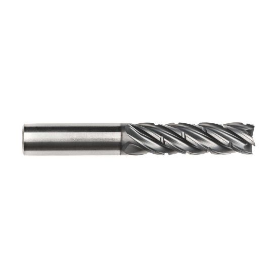 Picture of IMCO 61441 DIA 3/4 SH 0.7500 LOC 2.2500 OAL 5.00 End Mill Standard Flute Standard Helix Carbide TAC Single End Corner Radius 0.0300 0.76MM Pow-R-Path Mill