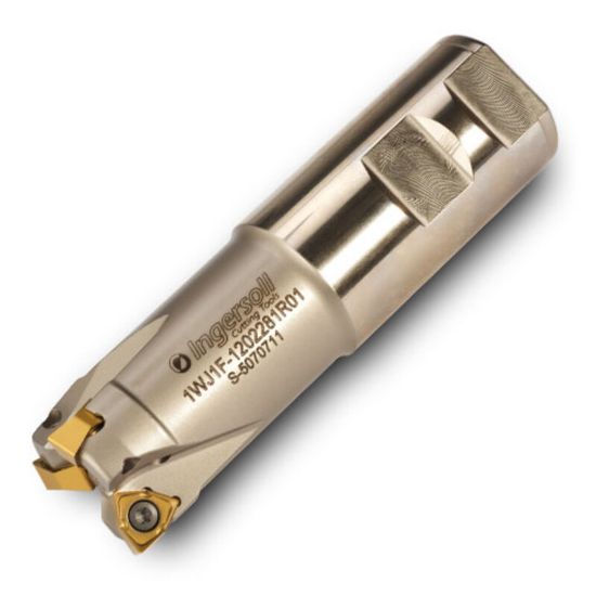 Picture of INGERSOLL 1WJ1F-1502281R01 Milling Cutter 90.0° 1.500 Cylindrical 1.2500 4 Flute Coolant 0.22 Max DOC 4.500 OAL