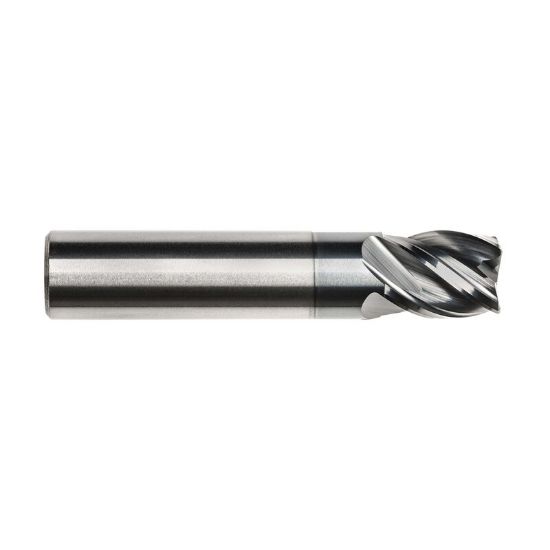 Picture of IMCO 68069 DIA 25MM SH 0.9843 LOC 1.4961 OAL 4.0945 End Mill Standard Flute Variable Helix Carbide AlCrN Single End Square Sharp Pow-R-Feed Mill