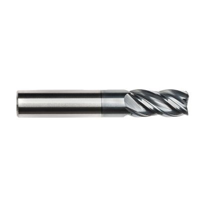 Picture of IMCO 68128 DIA 25MM SH 0.9843 LOC 2.0472 OAL 4.7244 End Mill Standard Flute Variable Helix Carbide AlCrN Single End Corner Radius 0.0394 1.00MM Pow-R-Feed Mill