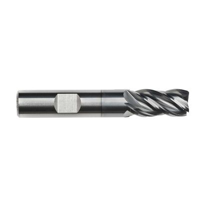 Picture of IMCO 68210 DIA 3/4 SH 0.7500 LOC 1.6250 OAL 4.00 End Mill Standard Flute Variable Helix Carbide AlCrN Single End Square Sharp Pow-R-Feed Mill