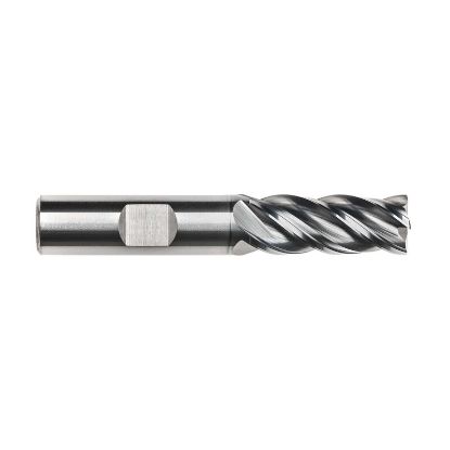 Picture of IMCO 68211 DIA 3/4 SH 0.7500 LOC 2.3750 OAL 5.00 End Mill Standard Flute Variable Helix Carbide AlCrN Single End Square Sharp Pow-R-Feed Mill