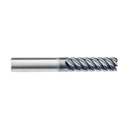 Picture of IMCO 69091 DIA 1/2 SH 0.50 LOC 2.1250 OAL 4.00 End Mill Standard Flute High Helix Carbide AlTiN Single End Square Sharp Omega-6 Mill