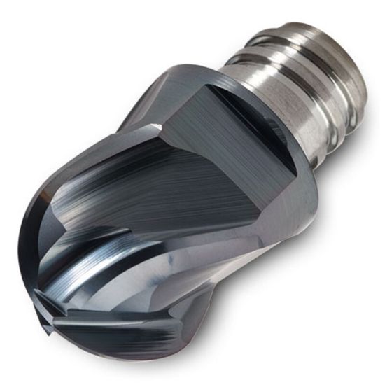 Picture of INGERSOLL 47B25022TURB37 IN2005 DIA 25MM SH T15 LOC 0.9843End Mill,Replacable Head Standard Flute Standard Helix Carbide TiAlN Single End Ball Nose CHIPSURFER
