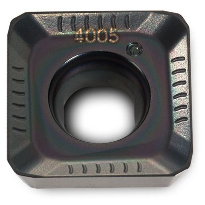 Picture of INGERSOLL SDXS1305MDR-PH IN4030 Milling Insert Square 0.511 TiAIN + AlCrO GoldQuadF Insert