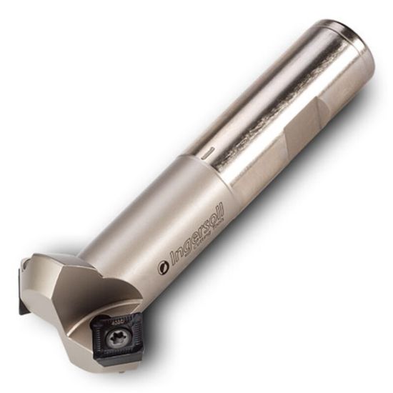 Picture of INGERSOLL 15L1G-1502084R01 Milling Cutter 75.0° 1.500 Weldon 0.7500 2 Flute 0.39 Max DOC 4.000 OAL