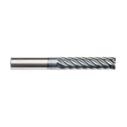 Picture of IMCO 63593 DIA 3/4 SH 0.7500 LOC 2.6250 OAL 5.00 End Mill Standard Flute Standard Helix Carbide AlCrN Single End Corner Radius 0.0300 0.76MM Pow-R-Path Mill